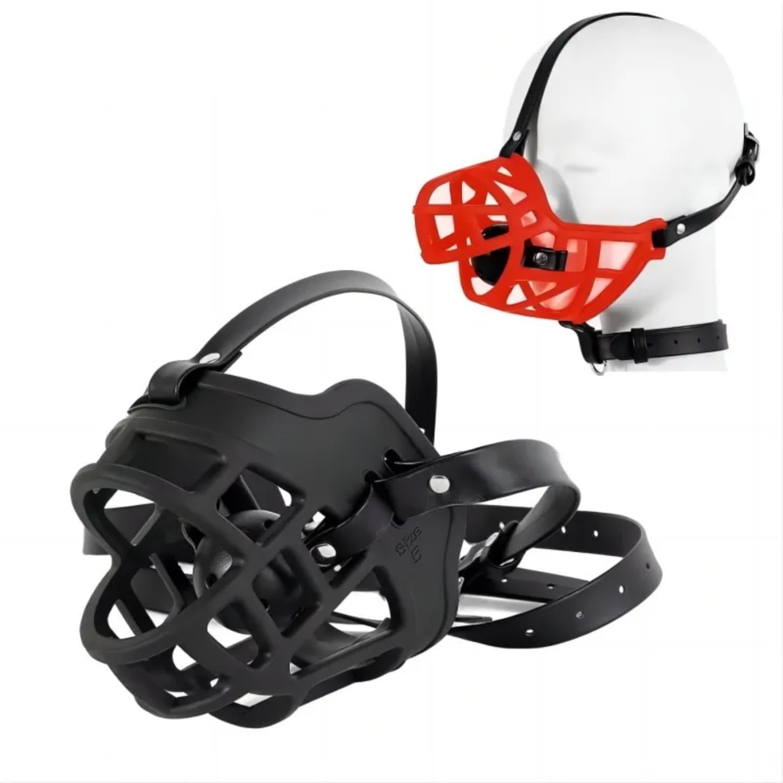 Amazon.com: Leather BDSM Mask Soft Silicone Dog Muzzle Head Face Bondage  Harness Ball Bite Gag Fetish Puppy Play Slave Pet Role Play Sex Toy Red  Type2 One Size : Health & Household