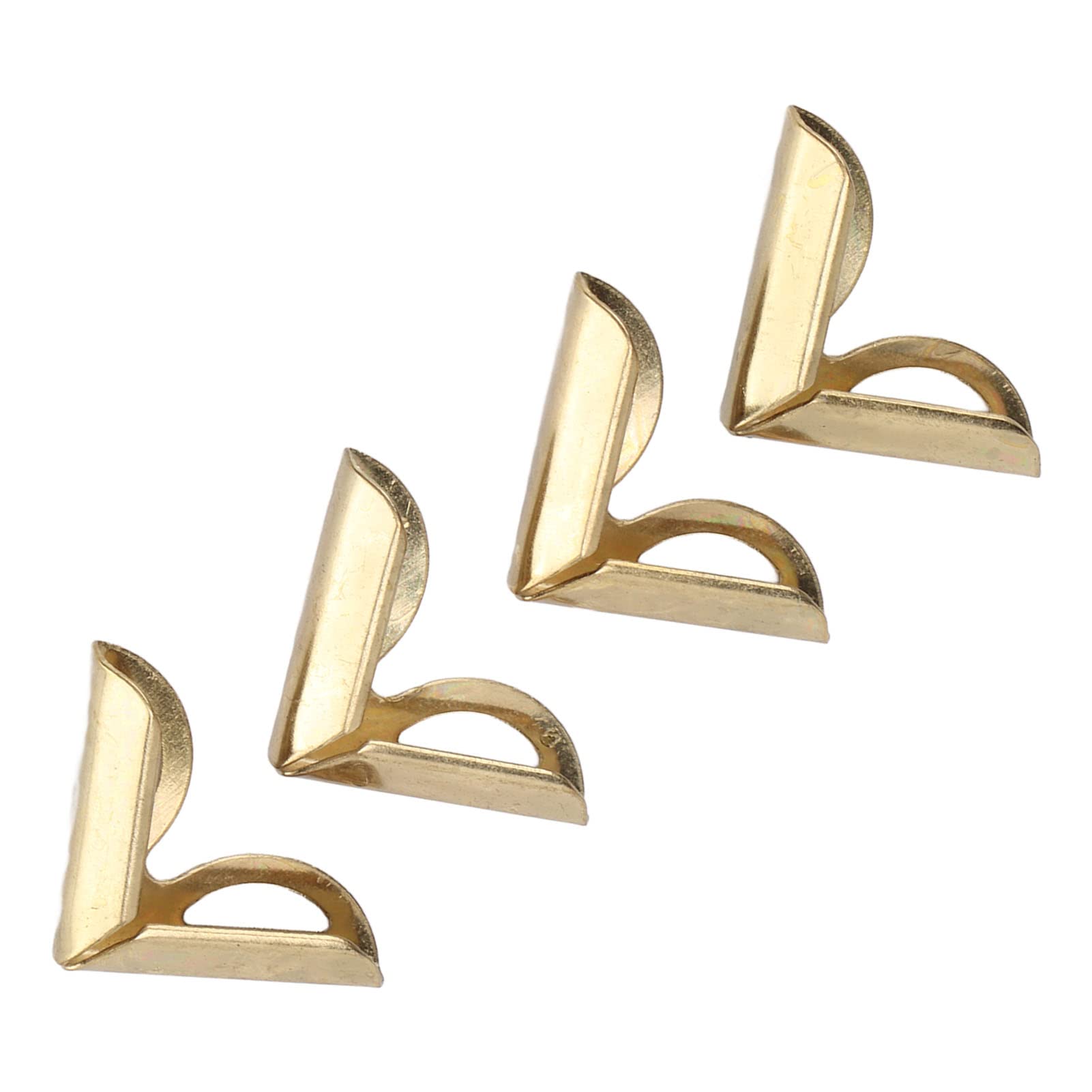 100pcs Metal Book Corner Protectors, Vintage Style Book Corner Protector Scrapbooking Corner Guard Decorative Albums Corners Protectors for Menus Notebook File Folder Scrapbooking