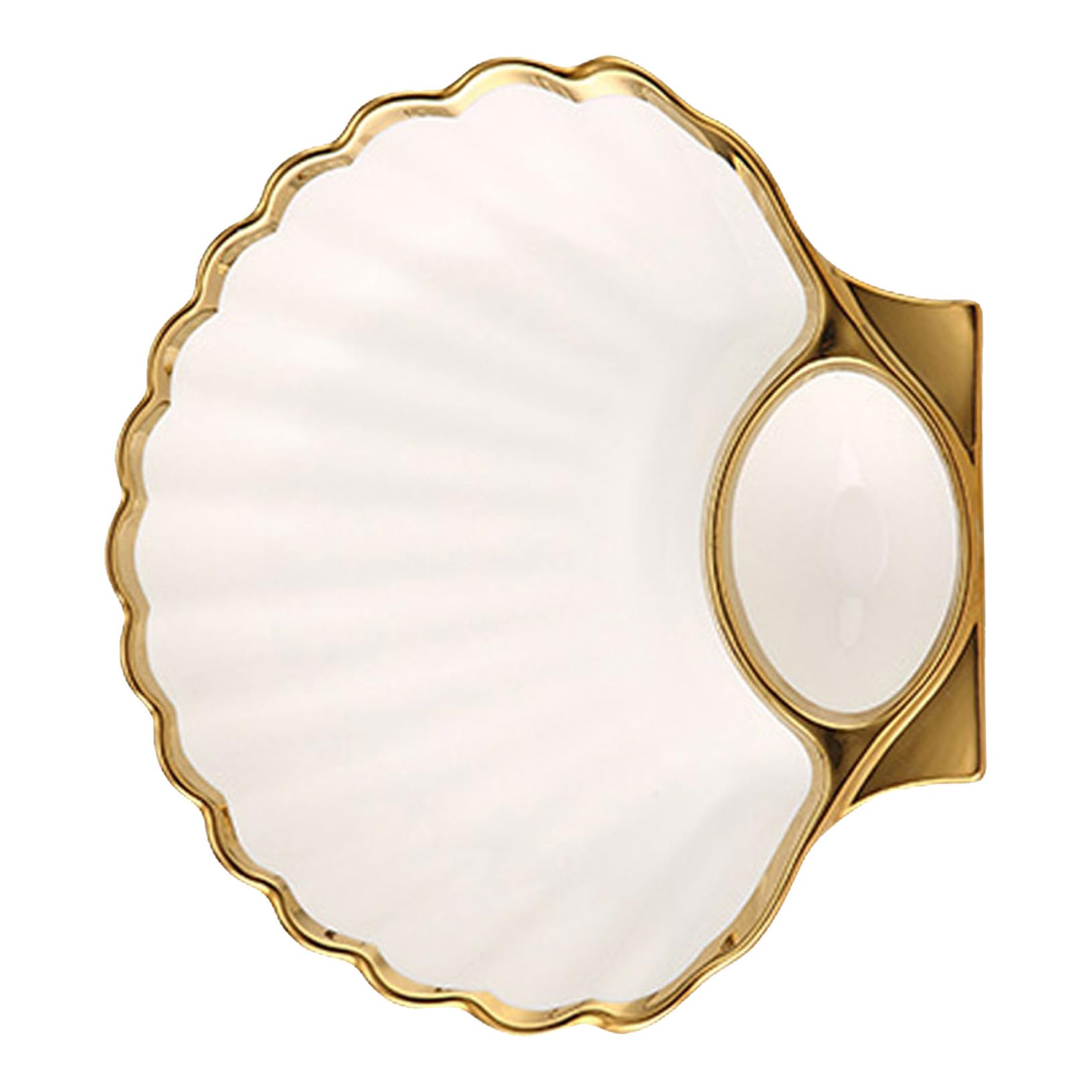 Assiette à raviolis compartiment sauce pour éviter les taches