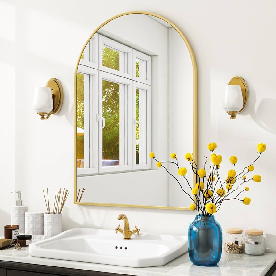 Amazon.com: VooBang Arched Wall Mirror, 24 x 36 inch Arch