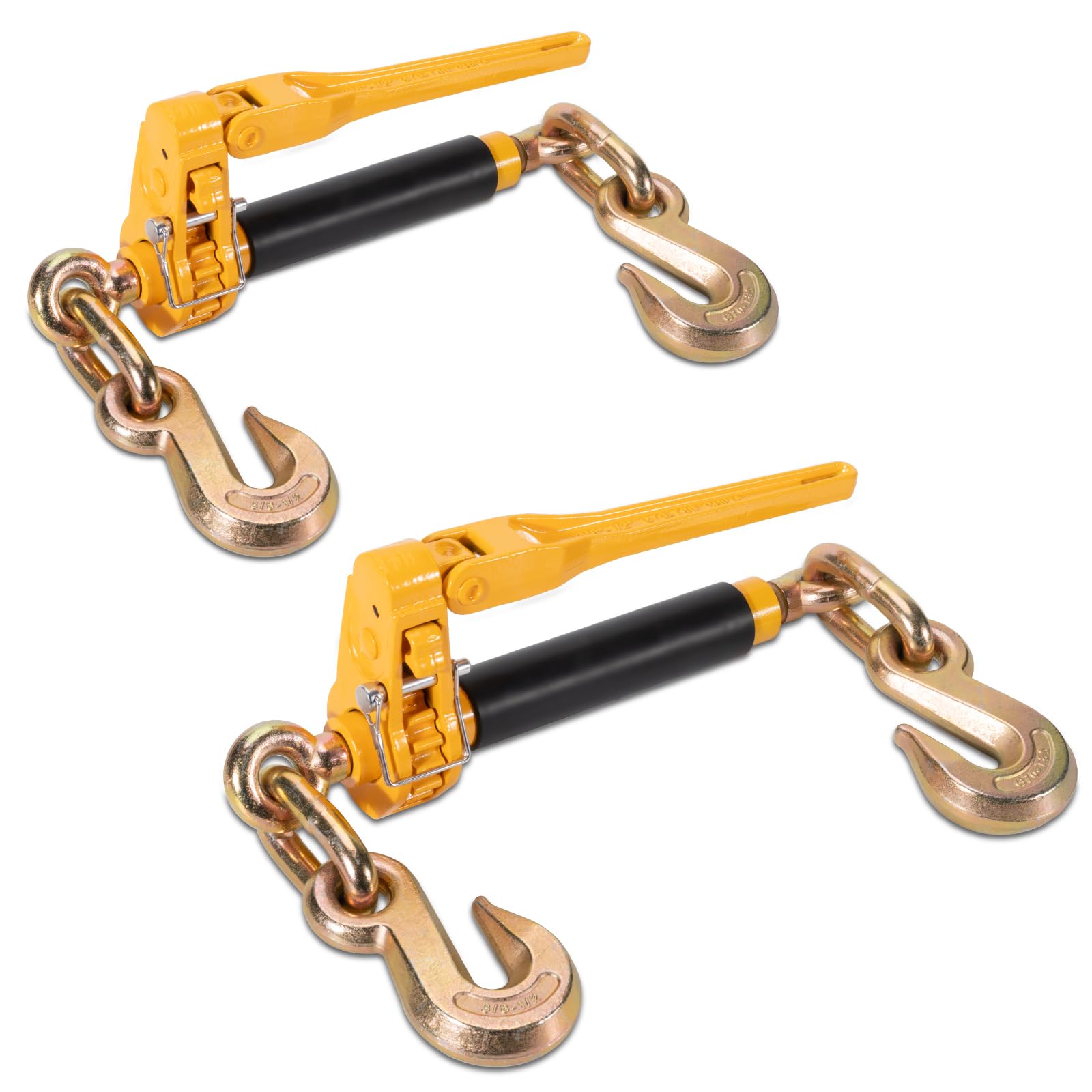 Folding Ratchet Load Binders - Heavy Duty Trailer Tie-Downs -1
