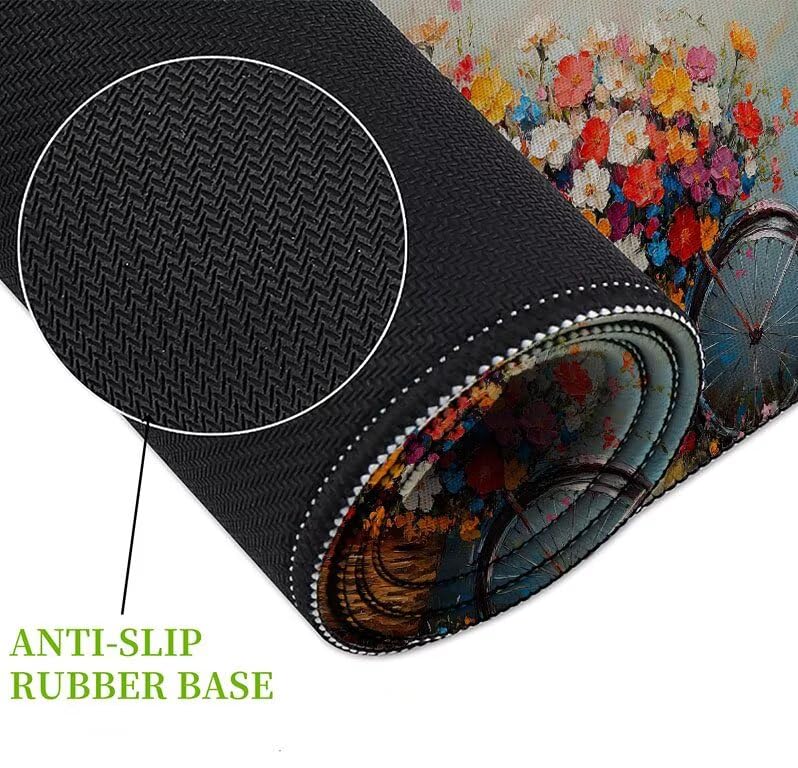 Mouse pad grand format 1000x500 mm avec base en caoutchouc antidérapante pour PC - 5