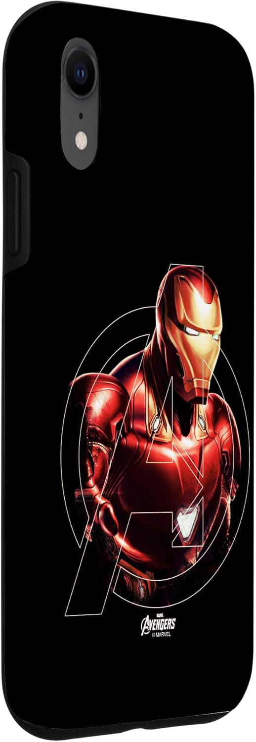 Marvel Avengers Iron Man A Logo Case for iPhone XR