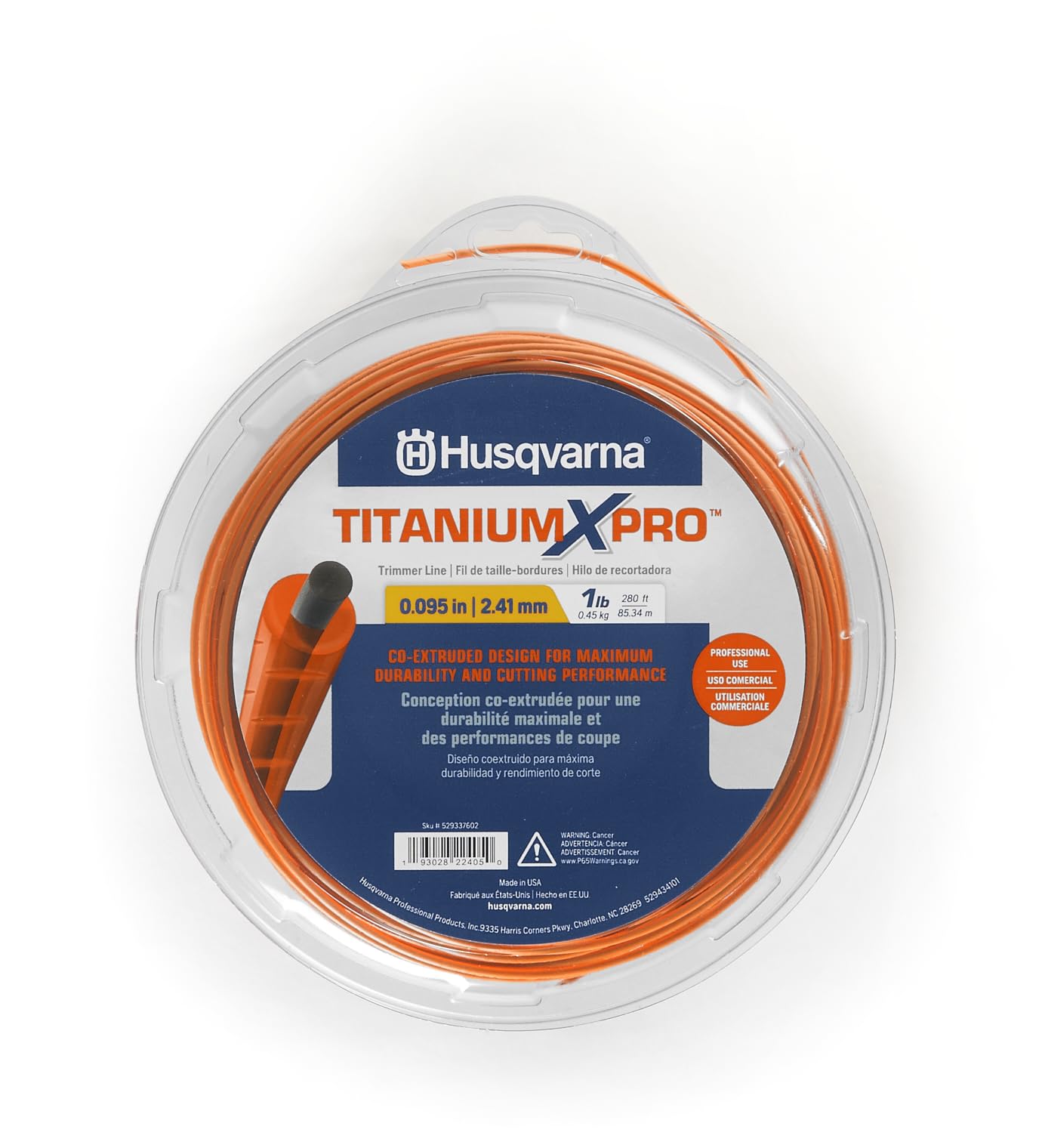 Husqvarna Titanium XPRO Trimmer Line .095" 200