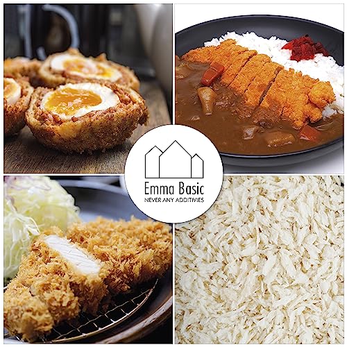 Emma Basic - Panko Paniermehl 6 mm Super Premium 10 kg Beutel | Lange Nadelform | Weniger ölig | Extra knusprig | Japanischer Stil