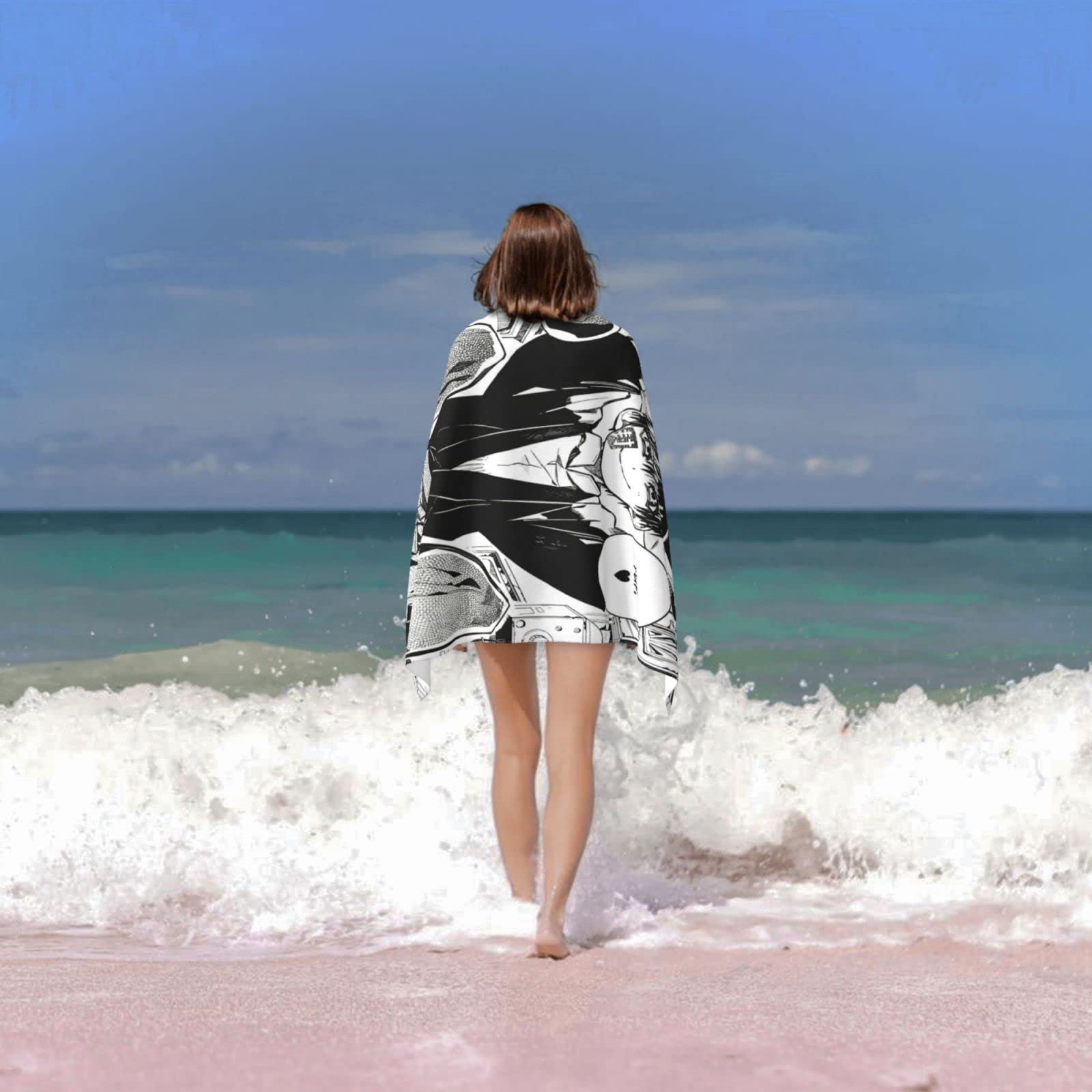 Amazon｜バスタオル トイレに縛られたアニメ花子くん ビーチタオル 超