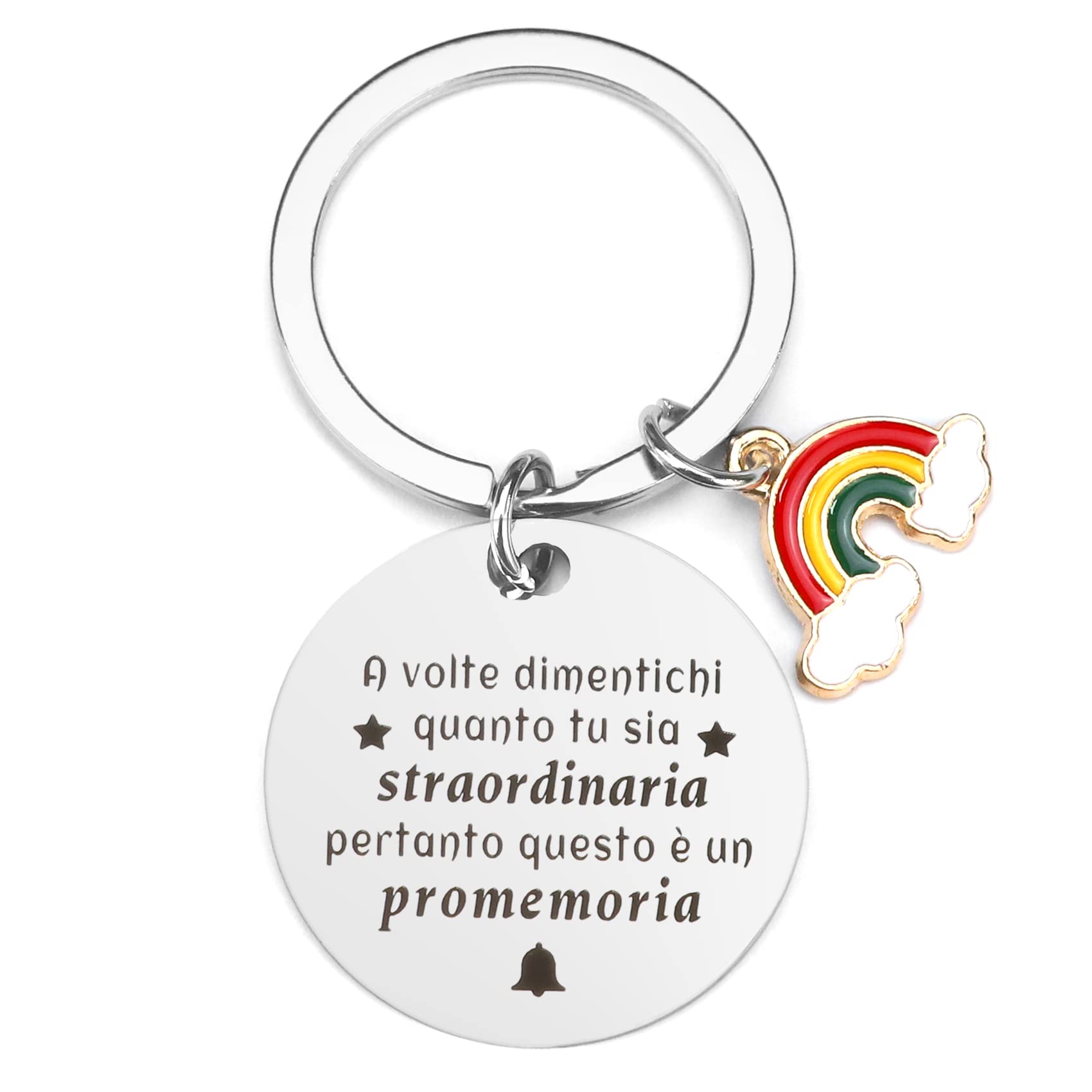 BOMEON Regalo Amica,Regalo Migliore Amica,Portachiavi Amicizia,Idee Regalo Amica,Regalo Sorella Amica Collega Donna Colleghe Natale,Regali Da Fare Alla Sorella
