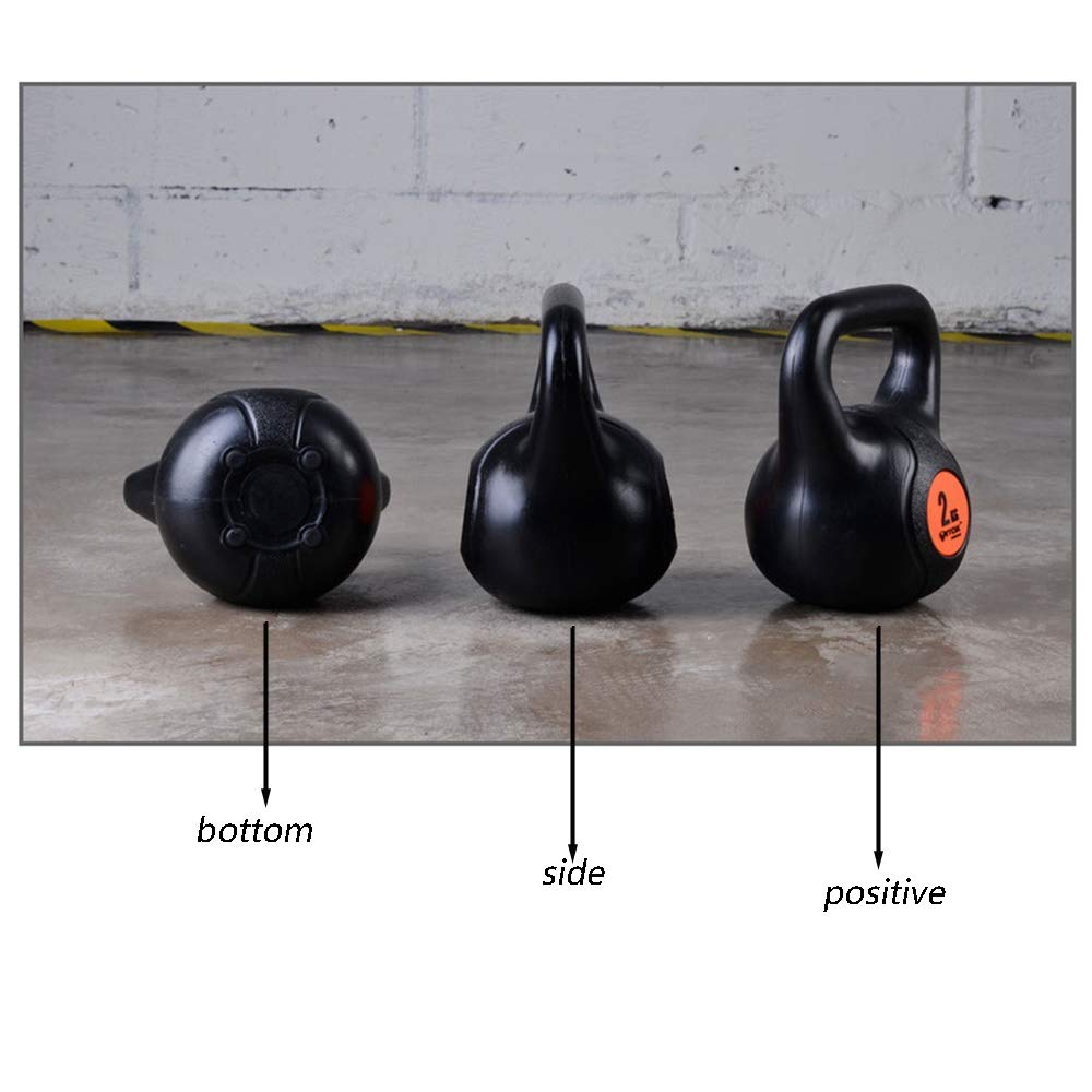Kettlebells HUAHUA Protección del Medio Ambiente PP Kettlebell, 2 Kg-18 Kg, Fitness Culturismo Pesas Pesas Rusas, Resistente A La Presión, Gota Resistente, Durable (Size : 8kg)