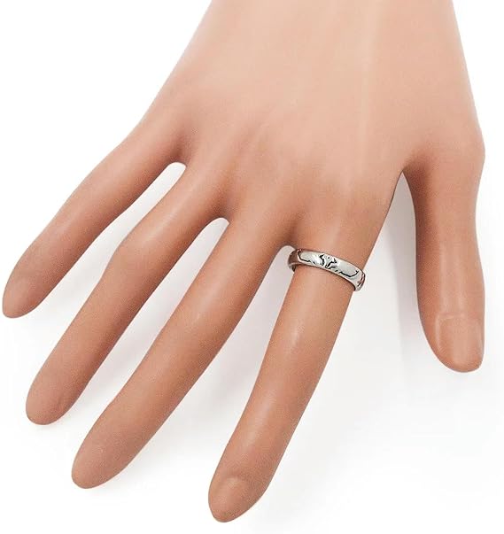Anime Rings Silver Color Adjustable Unisex Ring Dark Wind Cosplay Props Jewelry for Men Women Christmas Party Gift