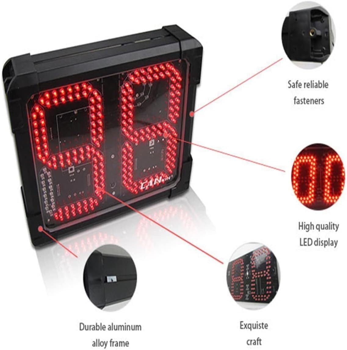 Digital Timer, Electronic Counter, Positive Countdown, Basketball Timing Device