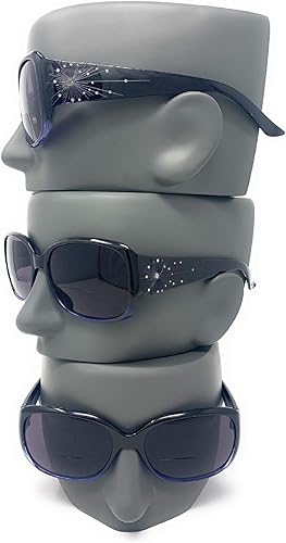 Miniatura 5 de The Pizzazz - Lentes de sol bifocales para mujer, lentes de lectura coloridos de dos tonos, lentes de sol bifocales degradados para mujer