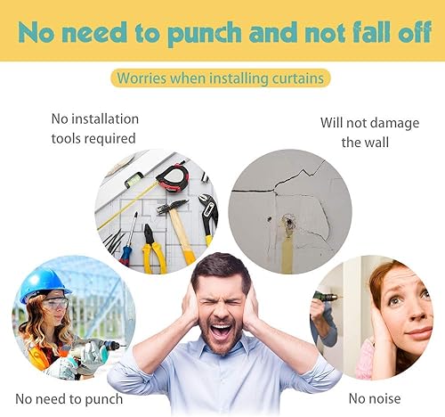 Miniatura 3 de Seeye. - Persiana enrollable a rayas para ventana, para el día y la noche, fácil de instalar.