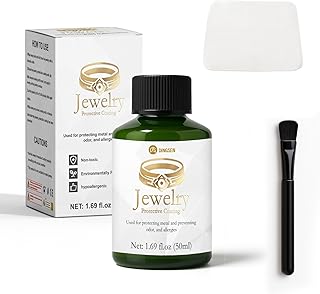 Jewelry Protective Coating, Clear Polish Sealant for Metal and Stone, Anti-Tarnish Shield