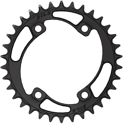 Pilo C52 Chainring Narrow Wide 34T for Shimano 96BCD Asymmetric SLX, XT, FC M7000, M8000. Hyperglide+ Compatible