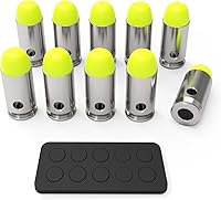 Vista 12 de Artemis Tapas de Seguridad Rondas de Entrenamiento Simuladas Reutilizables Múltiples Estilos con Peso Cercano al Real para Práctica de Fuego en Seco