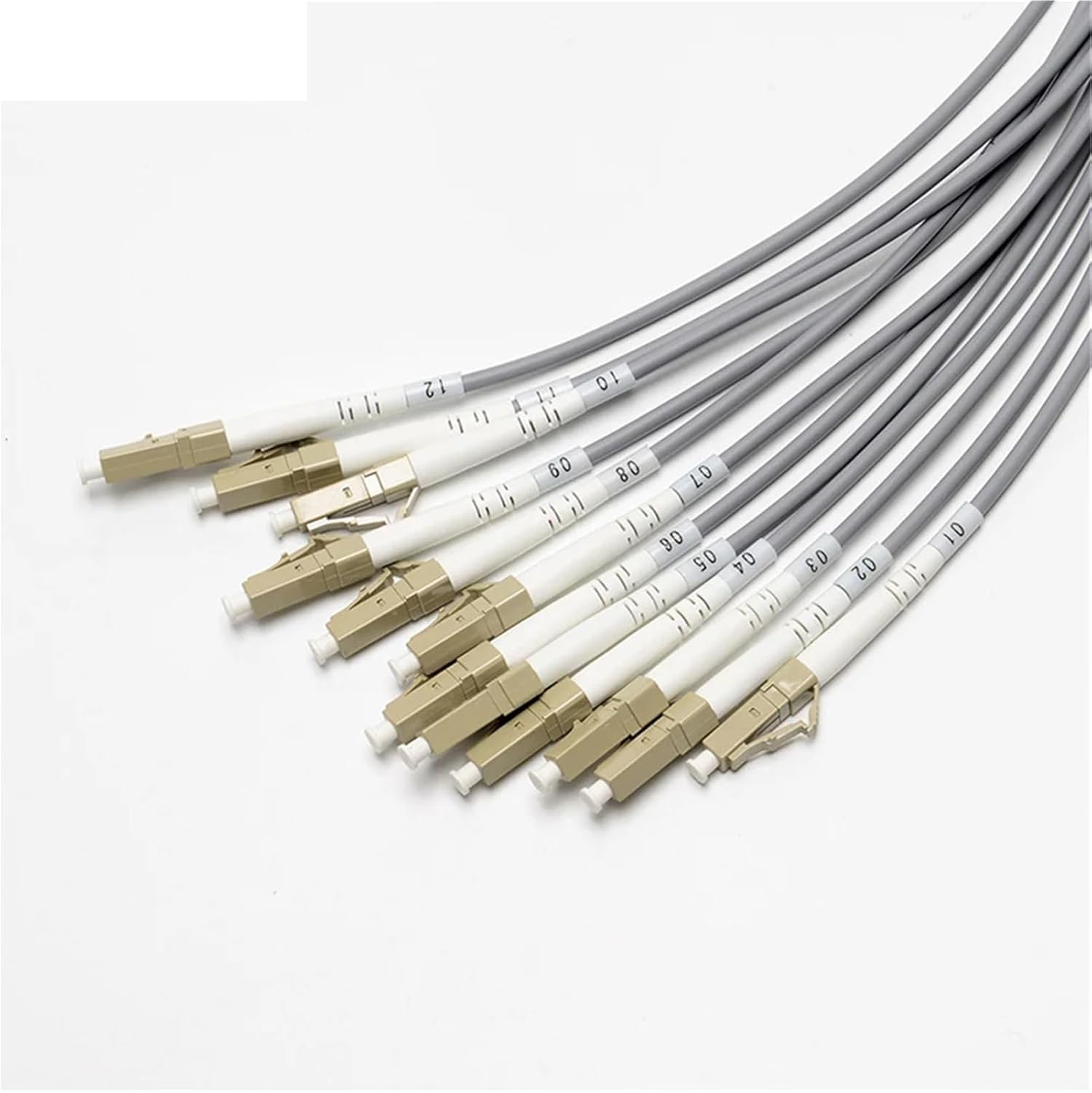 LIUHUANL 12コアアーマードマルチモードパッチコード(3m 3個両方のメス) 12 コア マルチモード アーマード パッチ コード(3m  3pcs LC-LC) 12 コア装甲マルチモード ファイバー光パッチ コード(2m 3pcs both female) 12 コア装甲マルチモード  パッチ コード(3m 3pcs male ... 12 コア マルチモード アーマード パッチ コード(3m 3pcs SC-SC)