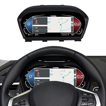 M Sport Carplay for BMW 1 F20 F52 X1 F48 Car Digital Cluster Virtual Cockpit Car Multimedia Player Dashboard Speed Meter Screen