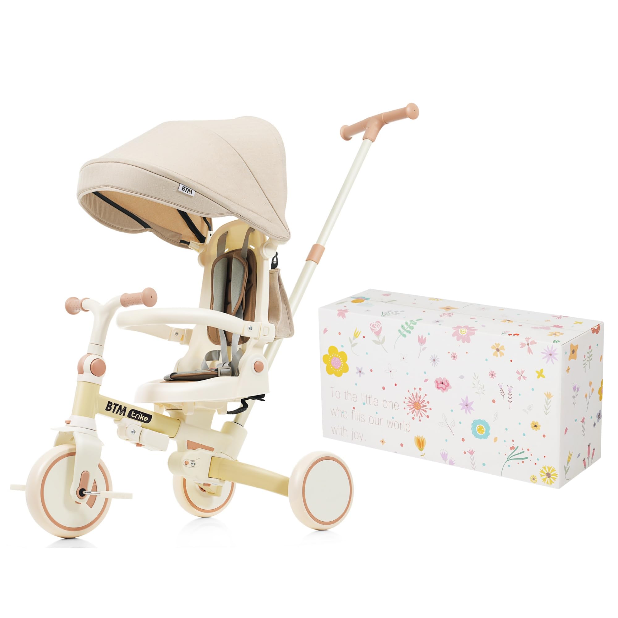BTM 7in1 三輪車 折りたたみ押し車 Amazon.co.jp: 【化粧箱付】BTM 子供用三輪車 7in1 折りたたみ 手押し