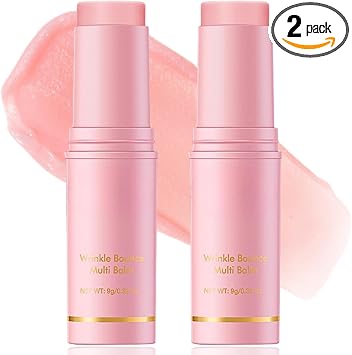 2PCS Wrinkle Multi Collagen Wand – Deep Wrinkle Filler Collagen Stick for Face,Lip – All-in-One Moisturising Balm for Women – Lifting, Tightening & Firming Night Care for Fine Lines