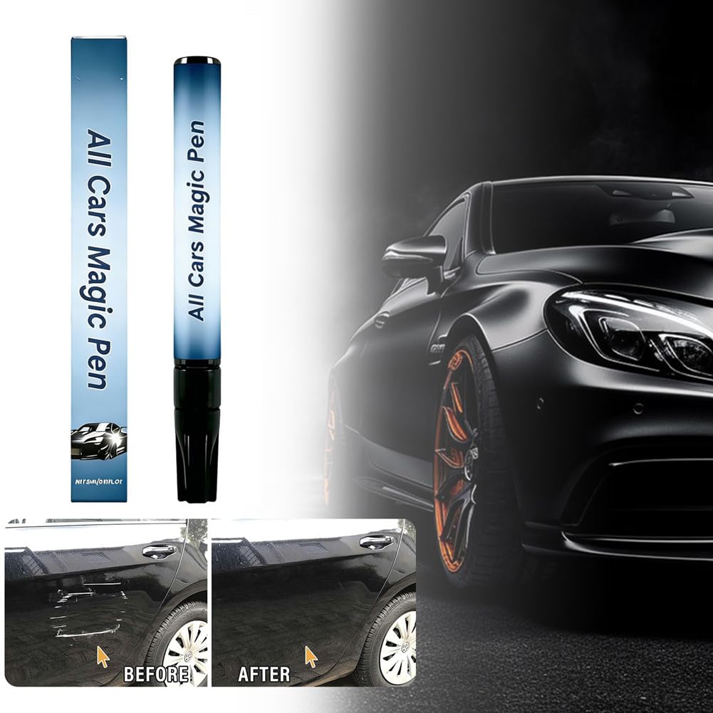 KARELLS All Cars Magic Pen – 2pcs Magischer Stift Zur Kratzerentfernung Im Auto,Schnelle Lösung Für Kratzer Und Lackschäden,Passt Für Alle Autofarben,Einfach Zu Verwenden