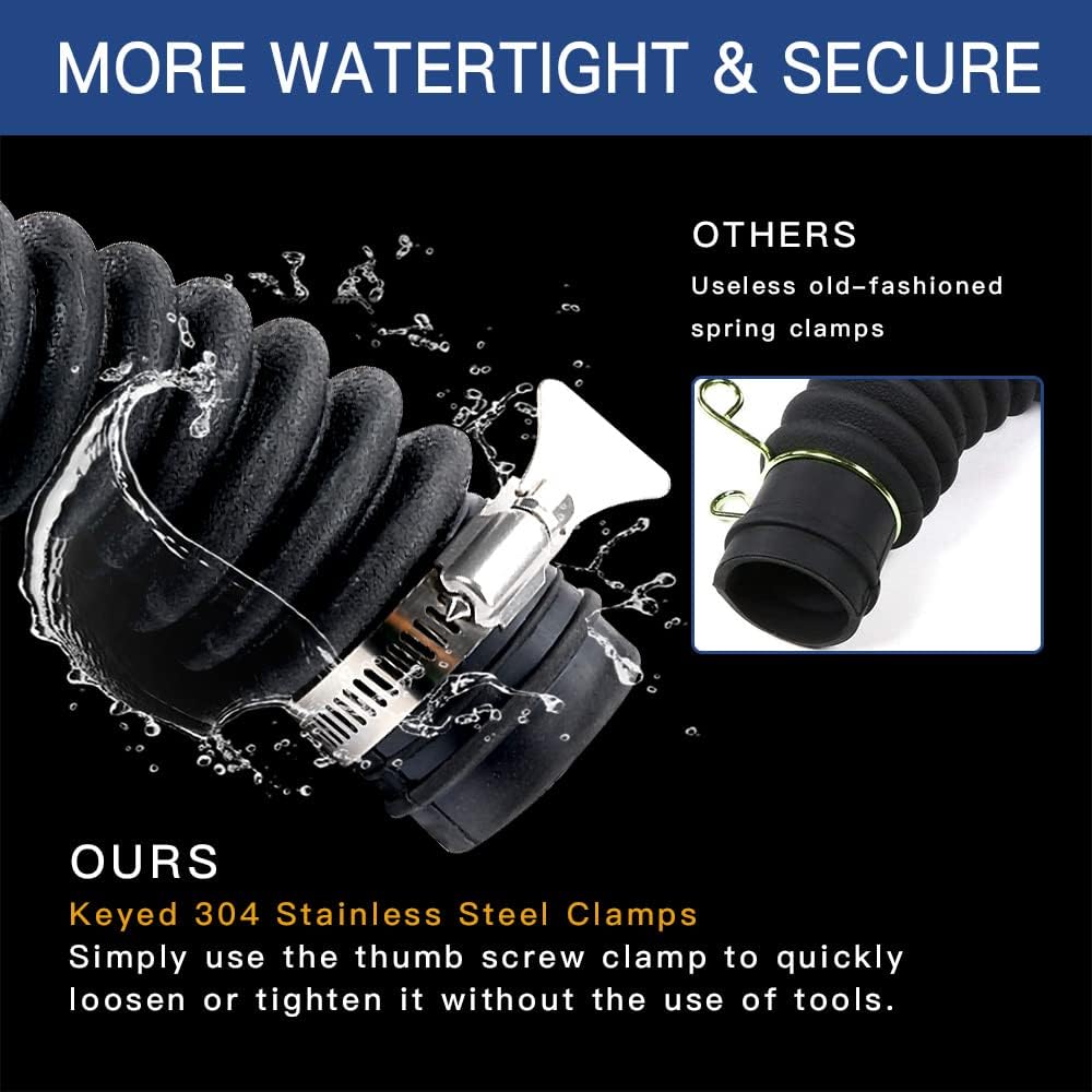 Upgraded LG Washer Drain Hose AEM73213001, Tub-to-Pump Discharge Hose Assembly for LG Washing Machine - Reinforced Washer Hoses with Stainless Steel Clamp : Appliances