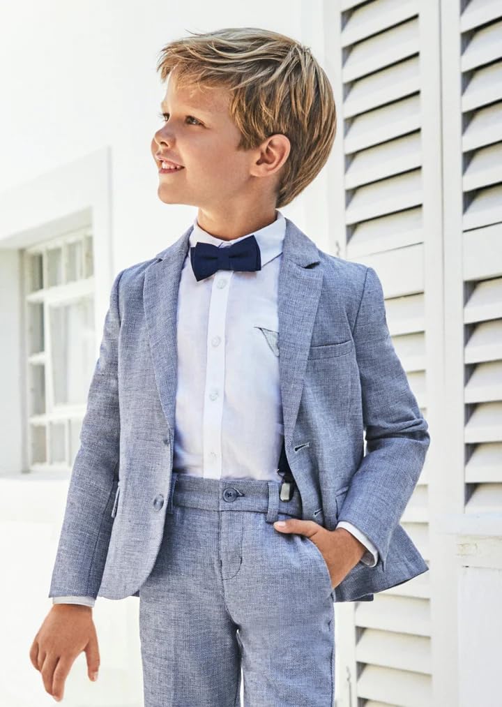 Boys Blazer Lightweight Sport Coat Formal Wedding Kids Jacket for Boy Summer Casual Jacket - Image 6
