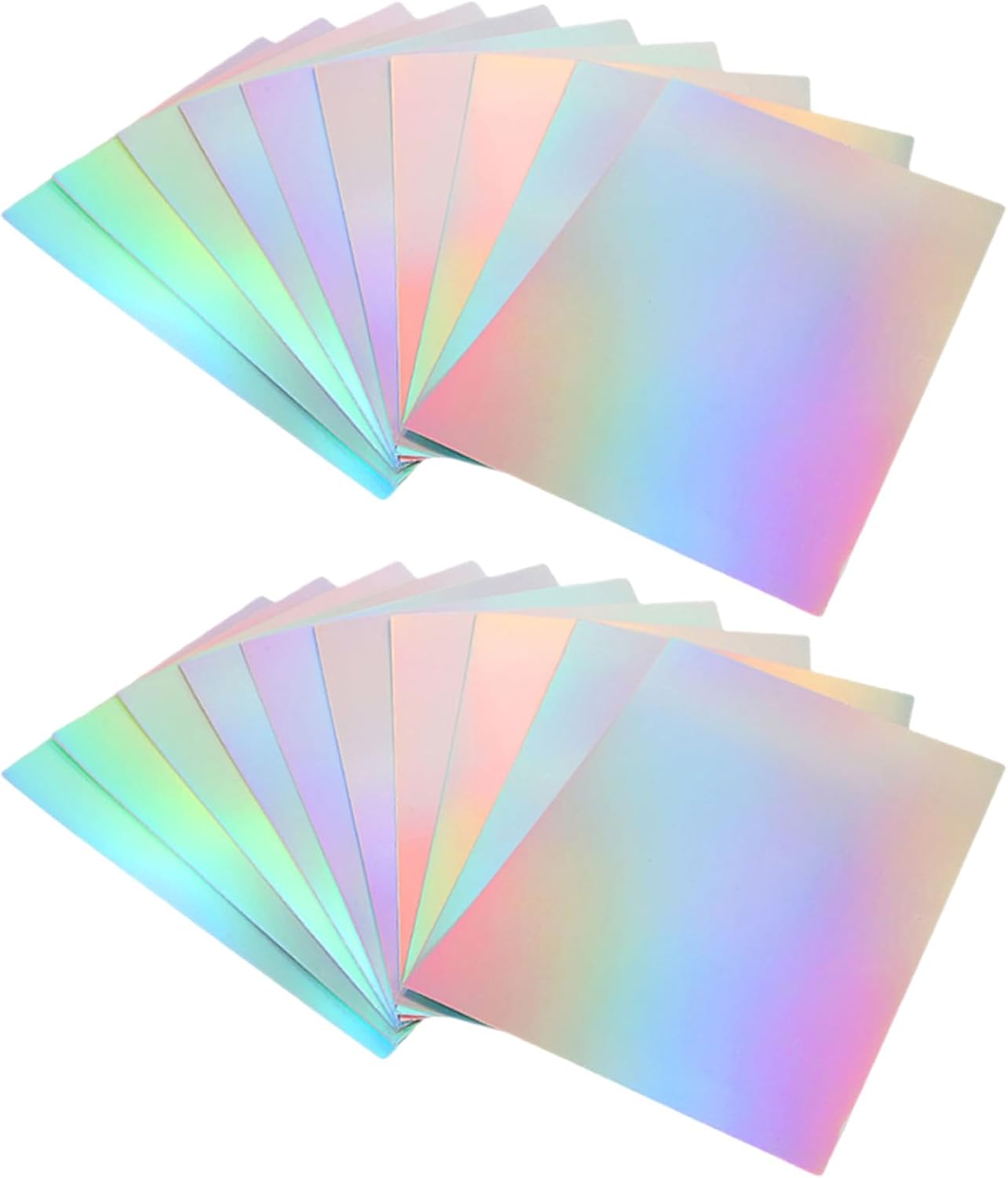 Metallic Mirror Cardstock Paper and Smooth Folding 30 Sheets 11.7x8.3 Inches Double Sided Reflective Foil Sheets with Mirror Shine Effect for DIY Party Invitations and Scrapbooking