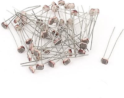 uxcell a14073000ux0271 40 Pieces Photoresistor GL5516 LDR Photo Resistors Light Dependant Resistor, 5mm