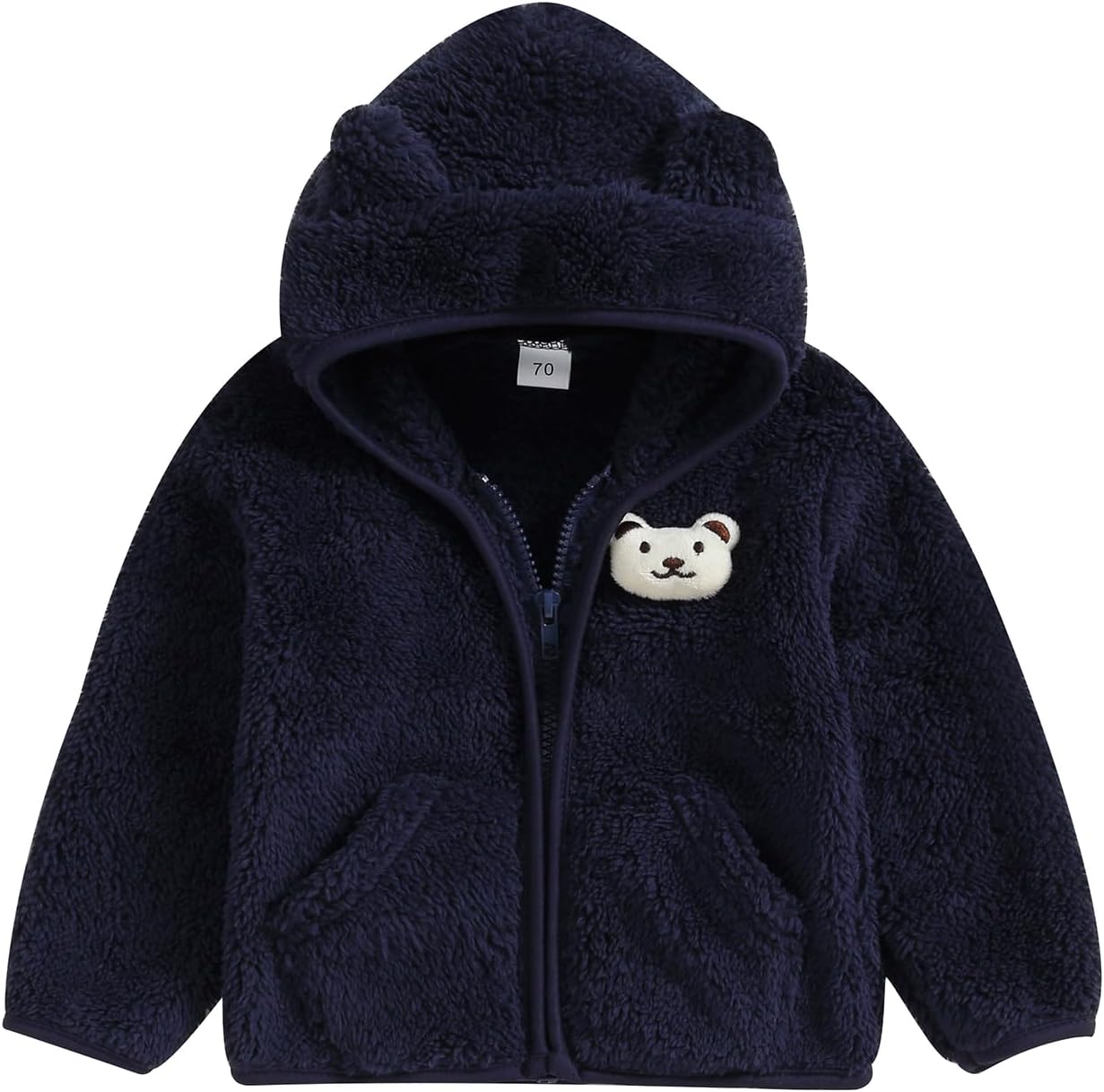 Toddler Hoodie Bear AIMAOMI Baby Teddy Bear Jackets Boys Zip Up