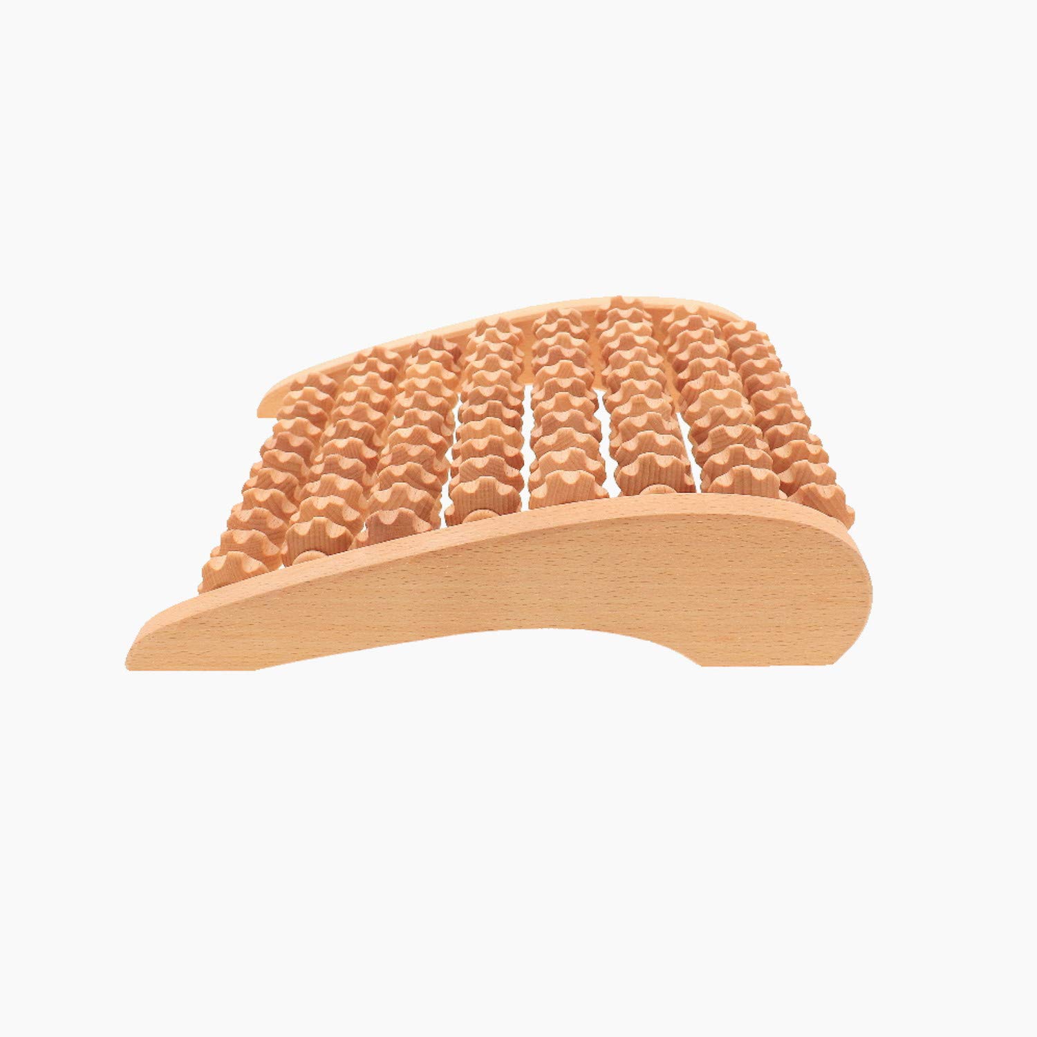 Gravidus Fußreflexzonenmassage Fußmassageroller für beide Füße - Massagegerät für Füße Holzmassagegerät - Fussmassagegerät Holz, Linderung von Schmerzen - aus Holz ca. 27,5 x 26 cm