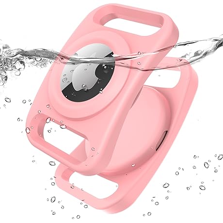 SANKALA Waterproof Airtag Case for Dog Collar, [2 Pack] Airtag Dog Collar...