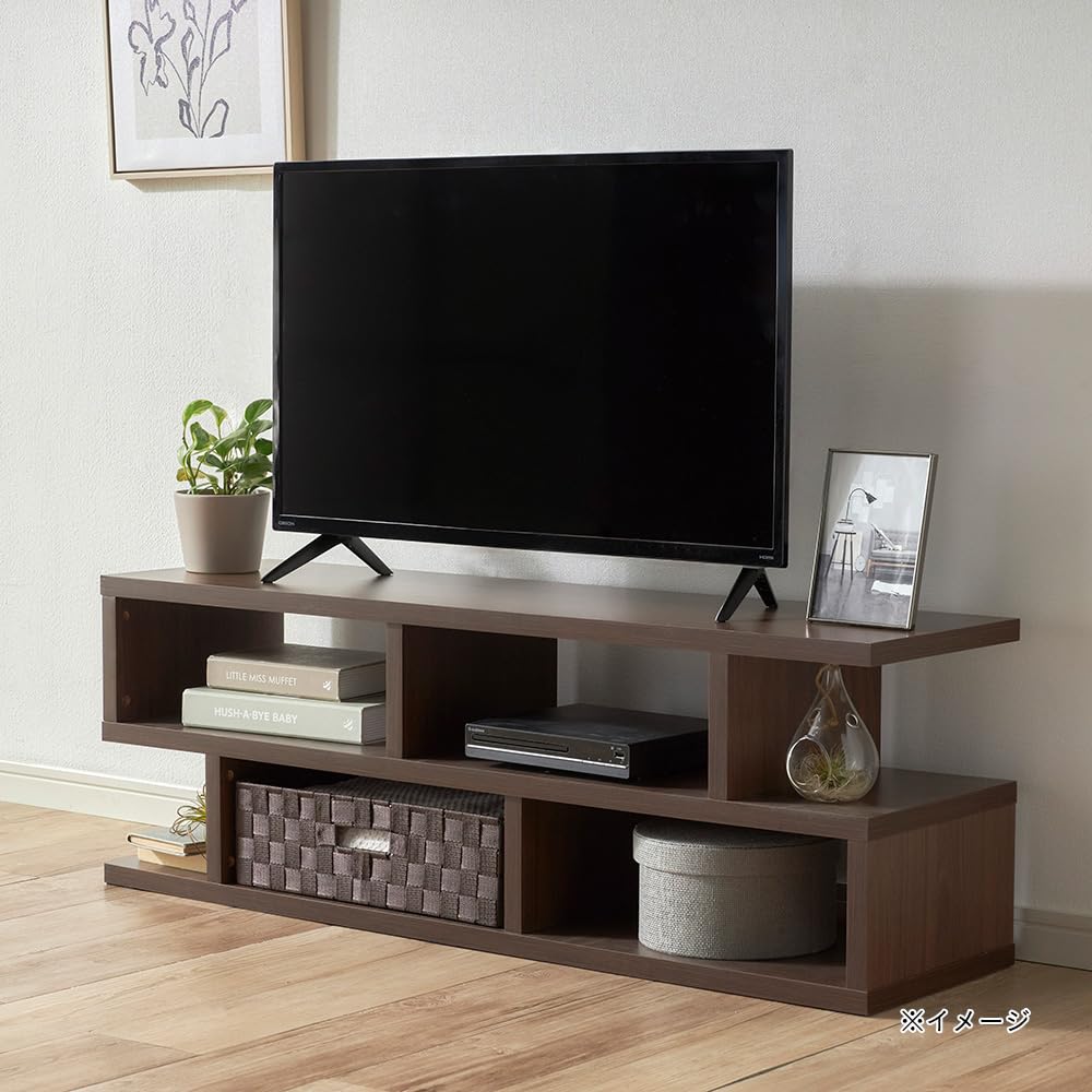 Amazon｜カインズ(CAINZ) 組み合わせできるテレビ台 SH61 ブラウン