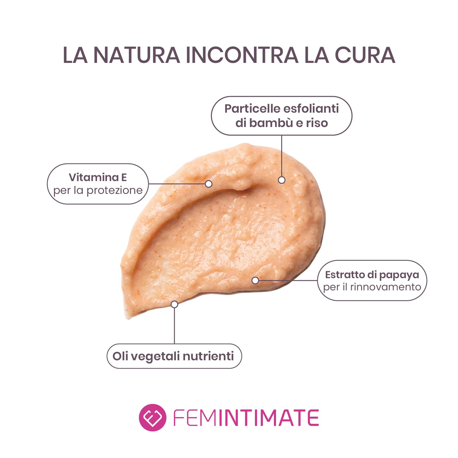 Intimate Exfoliant 50ml – Exfoliante Íntimo Suave con Bambú y Arroz – Previene Vellos Encarnados, Mejora la Textura y Prepara la Piel para Depilación y Cuidado Diario