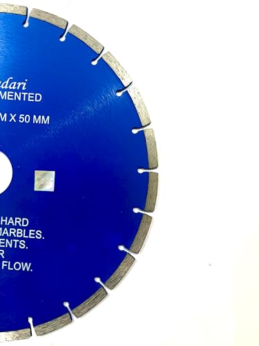 Image of Jon Bhandari Tools 14 inch Premium Segmented Diamond Cutting Blade for Marble, Granite, Tiles & Stones | 350mm Stone Cutter Blade for Angle Grinder | Heavy-Duty Blade for Wet & Dry Cutting (1pc)