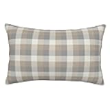 WuDigaY Tan Gray Ivory Neutral Rustic Plaid Funny Throw Pillow Covers 14