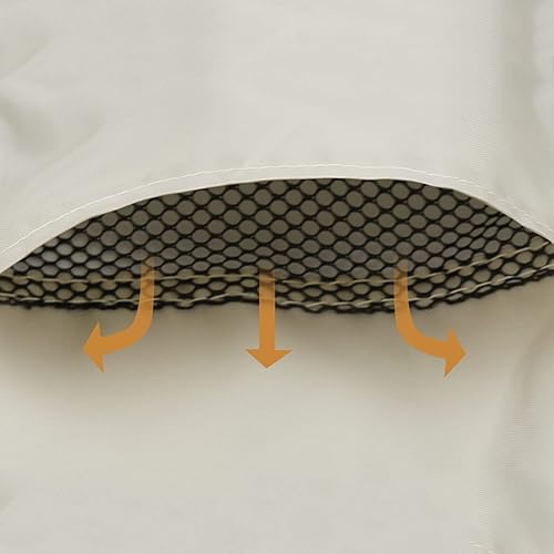 Miniatura 6 de Cubierta para caja de patio, impermeable, rectangular, para banco, de almacenamiento, 62 pulgadas de largo x 30 pulgadas de ancho x 26 pulgadas de