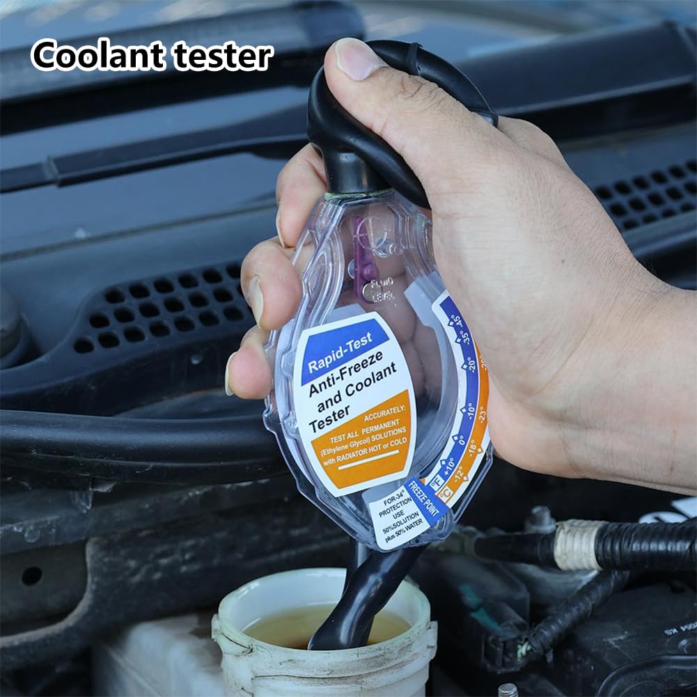 Tester Antigelo per Auto, Densimetro Liquido Refrigerante, Quadrante per Veicoli