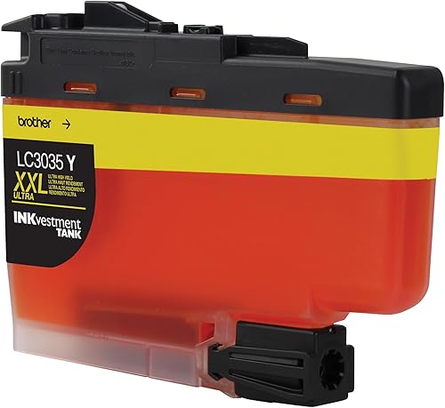 Vista 43 de Brother Cartucho de tinta original LC3033BK, paquete único de tinta negra de alto rendimiento, rendimiento de página de hasta 3,000 páginas, LC3033