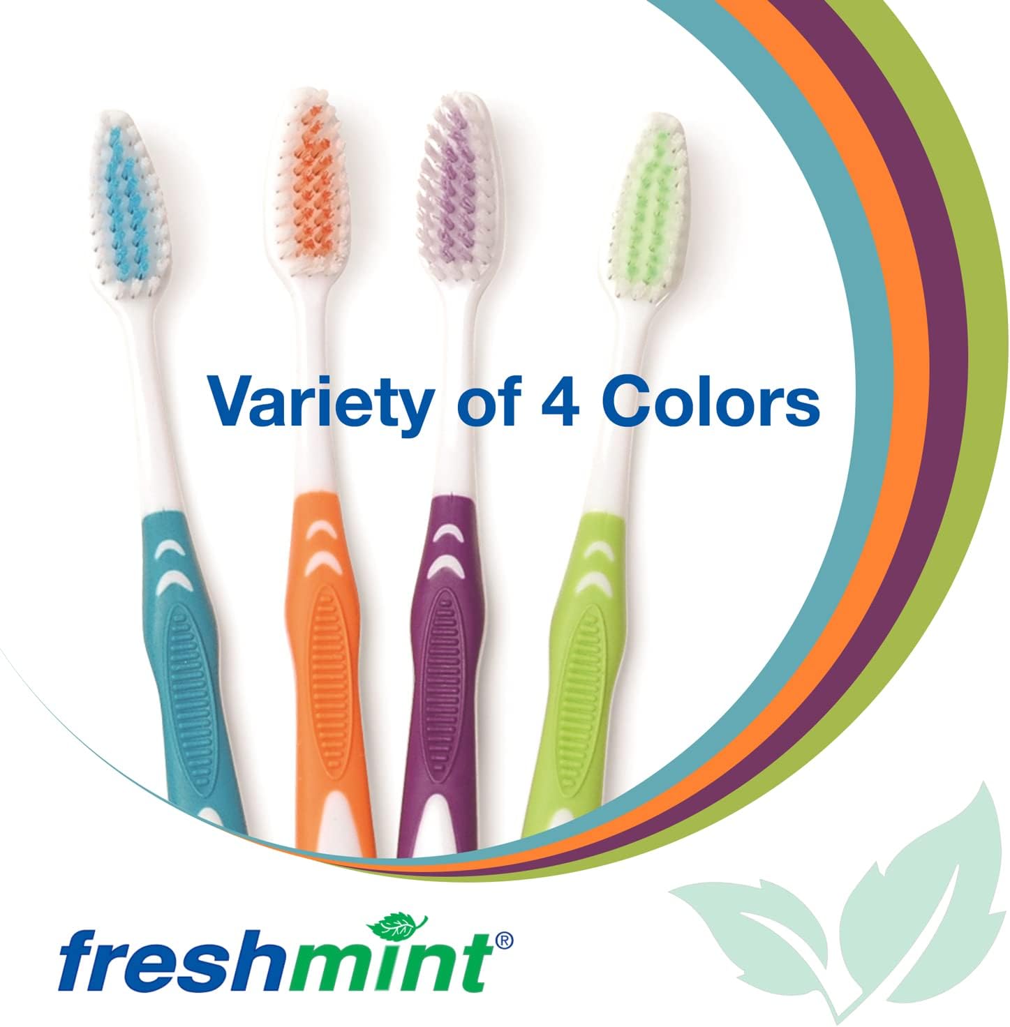Indivily Wrapped Bulk Premium Toothbrushes, Oversized Easy