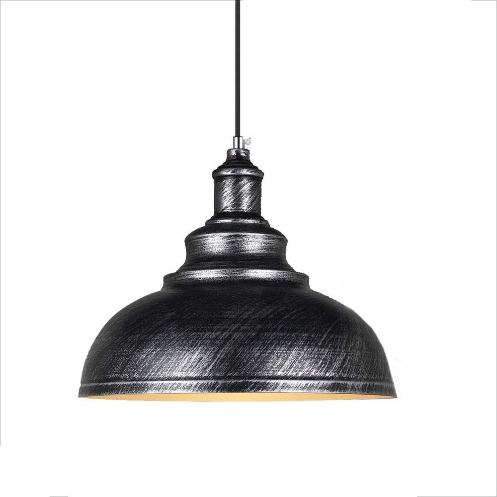 Lámpara colgante de metal antiguo vintage de hierro forjado para techo de cocina o salón