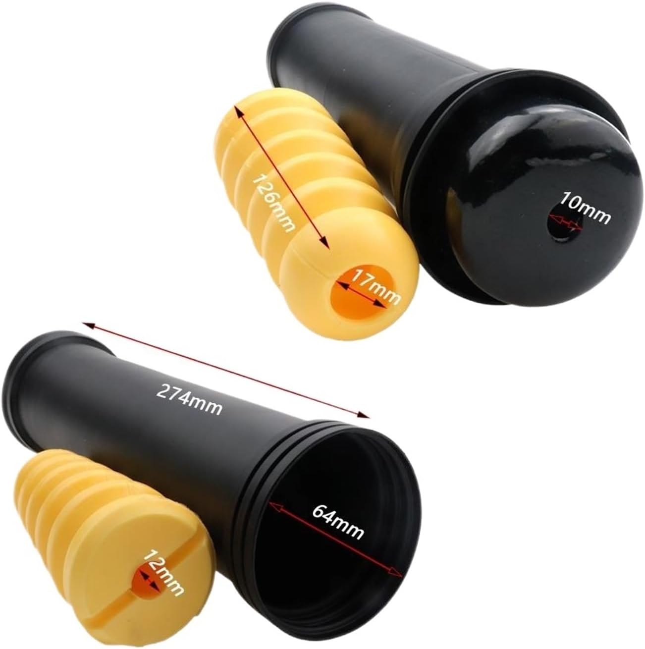 Rear Dust Cover Air Shock Absorber Rubber Bellow Dust Boot Set, For Chevrolet, For Lova(T205)2006-2011 1.2L/1.4L/1.6L Suspension Bump Stop