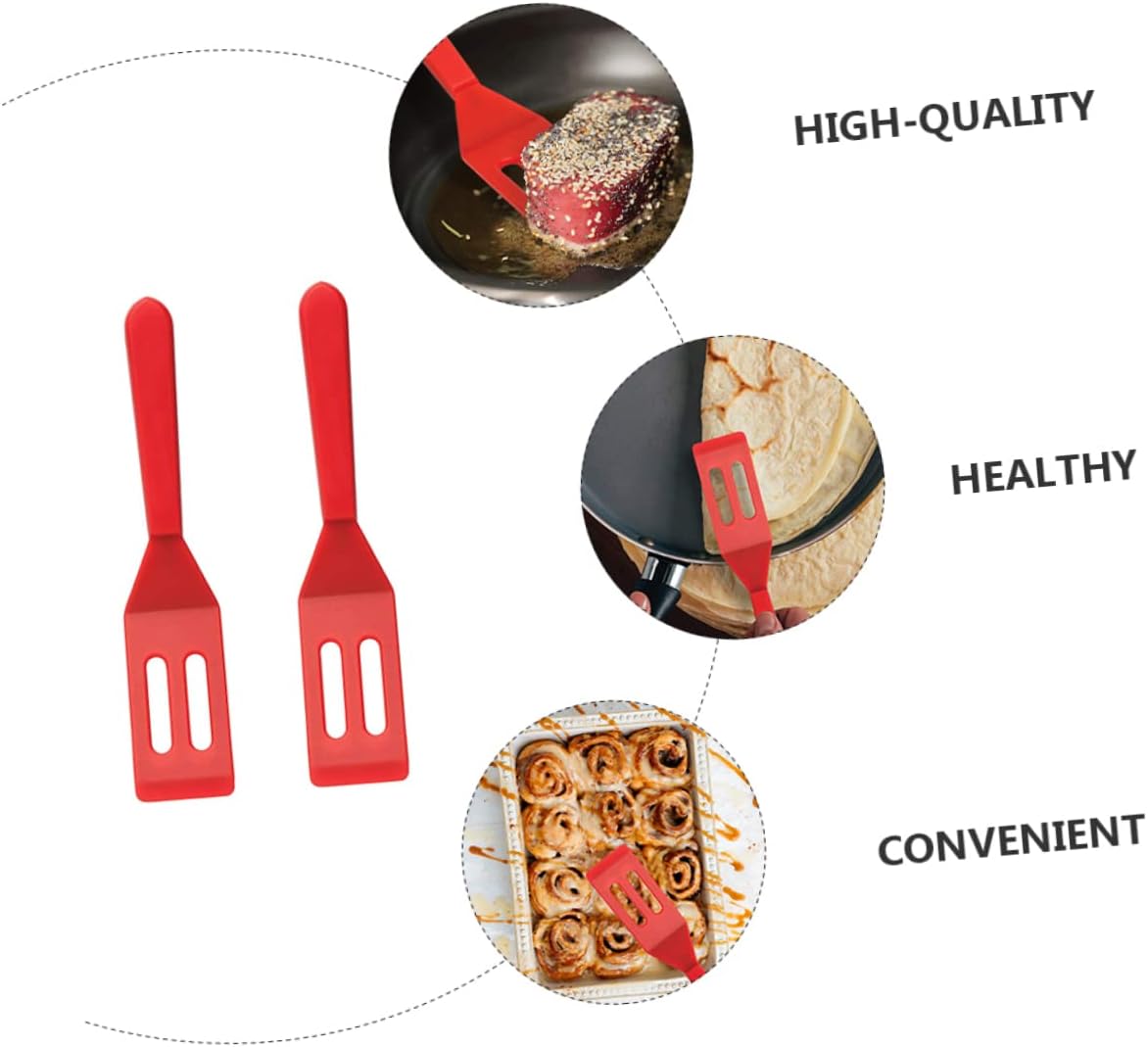 2pcs Brownie Cookie Spatula Mini Steak Turner Set Silicone image 4