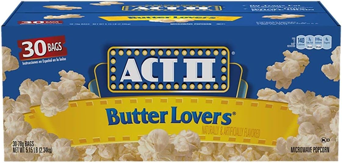Act II Buttery Kettle Corn Microwave Popcorn 4 Boxes of 3