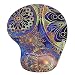 Lizimandu Non Slip Mouse Pad Wrist Rest For Office, Computer, Laptop & Mac - Durable & Comfortable & Lightweight For Easy Typing & Pain Relief-Ergonomic Support(Blue Flower)