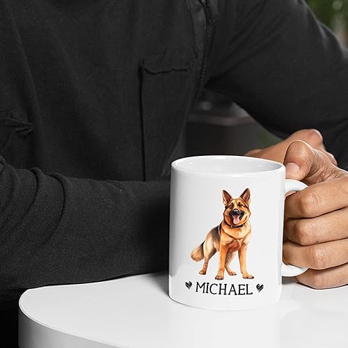 Miniatura 67 de Taza de café negra personalizada con nombre Chow Chow Chow de 11 onzas, taza de café blanca personalizada para perros Chow Chow, regalos para Chow