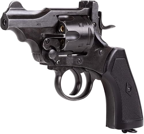 Webley MKVI - Revolver de pellets de pistola de aire CO2 de 25 pulgadas