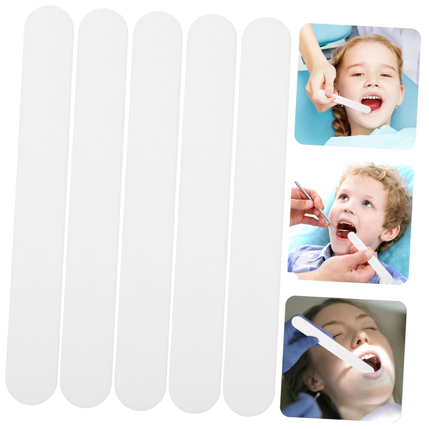 25pcs Plastic Sticks for Clinics Laboratories High-Grade Material Flexible Safe Use