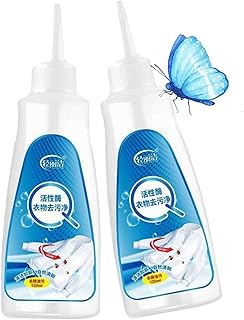 2PCS 120g Nml Clothes Stain Remover, Nice Me Luck Clothing Stain Remover, Nml Stain Remover, Garment Stubborn Stain Cleaner, Stain Rescue Stain Remover for Clothes Fabric