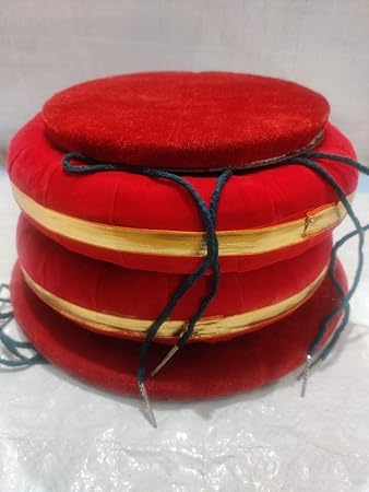 Akshar Tabla Mart Made Of Laminated Sunmica & Velvet Gaddi & Ring Set Use For Tabla Set