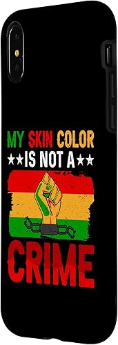 Miniatura 8 de Funda negra para iPhone 11 Pro My Skin Color Is Not A Crime African Pride Black History